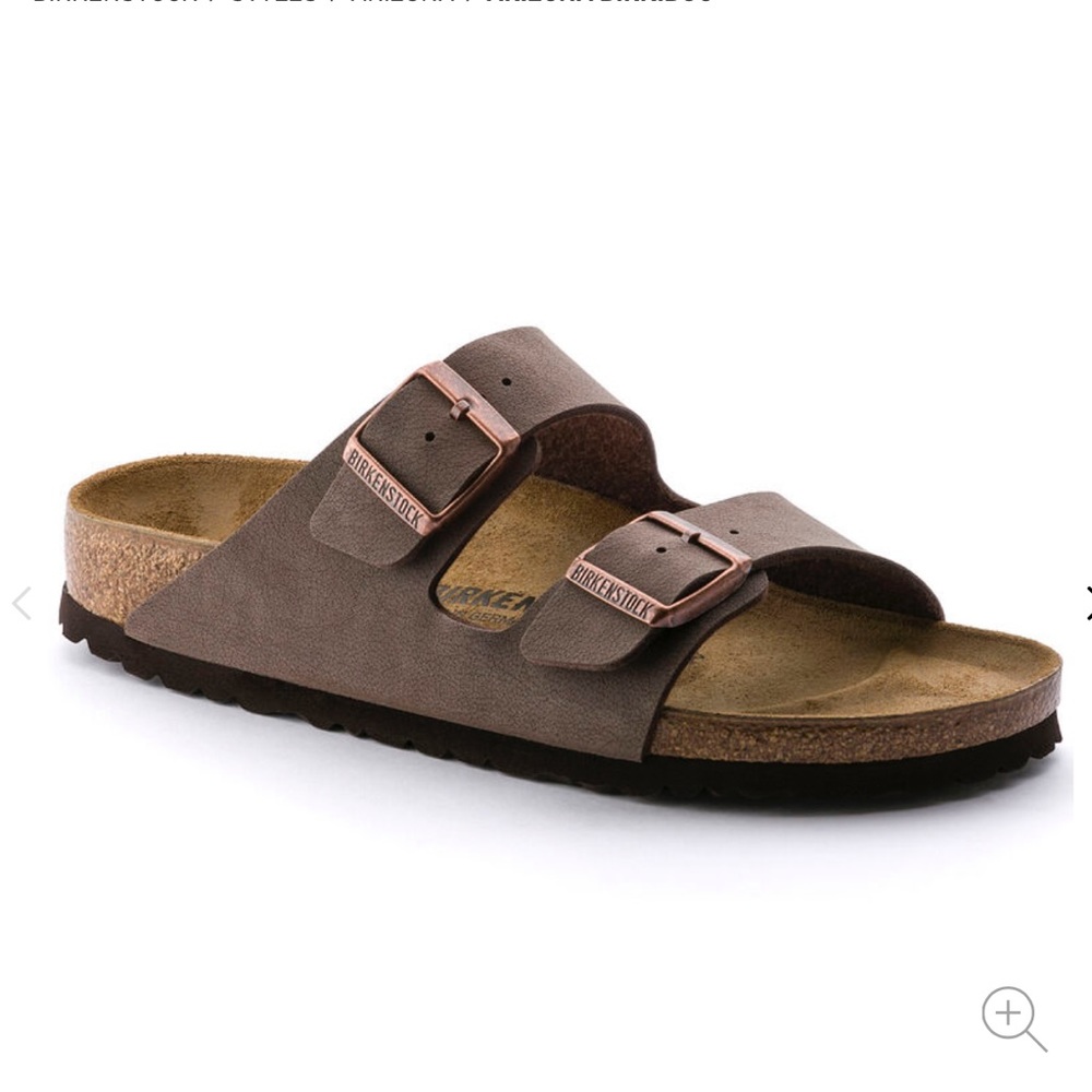 Birkenstock- Arizona Birkibuc - Mocha - Size 41 regular/wide - EUC